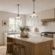 20952-006 Satin Silver Pendant with Textured Glass