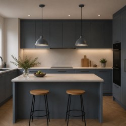 20912-006 Matt Grey Pendant Ø 25 cm