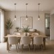 32928-006 Chrome Pendant with Clear Glass