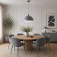 20914-006 Matt Grey Pendant Ø 40 cm