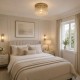 79186-006 Matt Gold 5 Light Flush with Champagne Rods