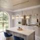 78936-006 Gold 4 Light over Island Fitting with Champagne Rods