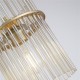 78930-006 Gold Pendant with Champagne Rods
