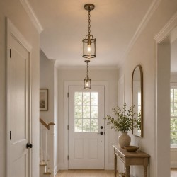 9310-006 Satin Nickel Lantern Pendant