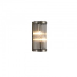 Nice WAB - Antique Brass 2 Light Wall Lamp with Clear Glass Rods Nice WAB - Antique Brass 2 Light Wall Lamp with Clear Glass Rods