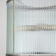 20898-006 Antique Brass 4 Light Pendant with Ribbed Glass