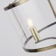 67207-10 Antique Brass 3 Light Lantern Pendant