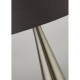 33459-10 Satin Nickel Table Lamp with Grey Shade