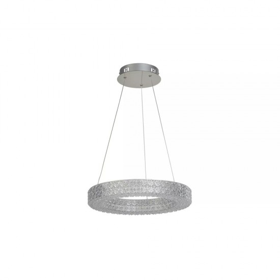 16490-010 Crystal Lighting Effect LED Pendant Ø 40 cm