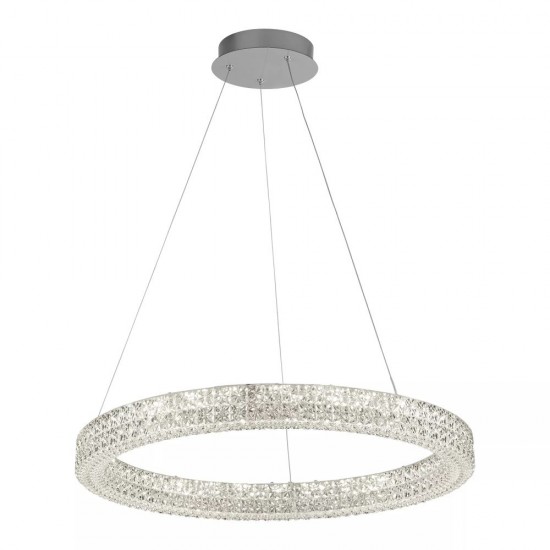 16511-010 Crystal Lighting Effect LED Pendant Ø 60 cm