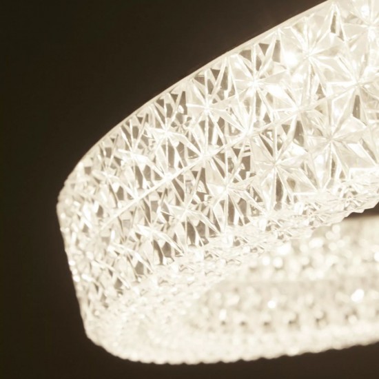 16511-010 Crystal Lighting Effect LED Pendant Ø 60 cm