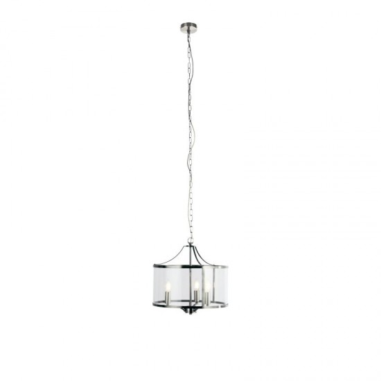 33385-10 Polished Chrome 3 Light Lantern Pendant