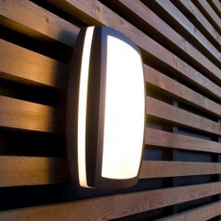 65861-006 White & Dark Grey LED Bulkhead Light 65861-006 White & Dark Grey LED Bulkhead Light