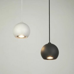 65866-006 Black Circular Pendant