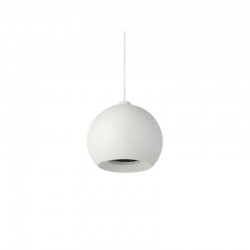 65867-006 White Circular Pendant