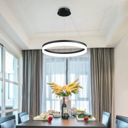 65870-006 LED Black & White CCT Pendant Ø60