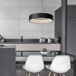 65884-006 LED Black & White CCT Pendant Ø55