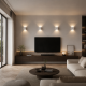65905-006 White Plaster Up & Down LED Wall Lamp