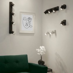 66040-006 Matt Black 3 Light Round Spotlights 66040-006 Matt Black 3 Light Round Spotlights