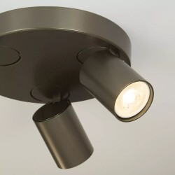 82340-006 Bronze 3 Light Round Spotlights