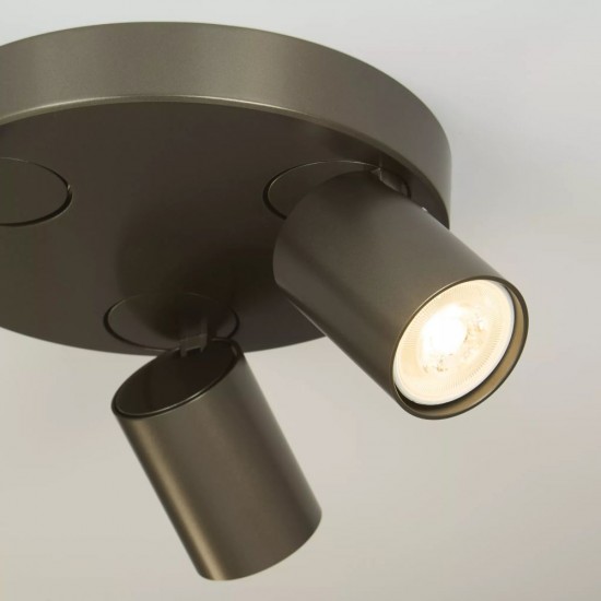 82340-006 Bronze 3 Light Round Spotlights