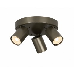 82340-006 Bronze 3 Light Round Spotlights
