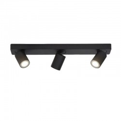 66041-006 Matt Black Triple Spotlights 66041-006 Matt Black Triple Spotlights