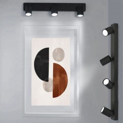 66041-006 Matt Black Triple Spotlights 66041-006 Matt Black Triple Spotlights