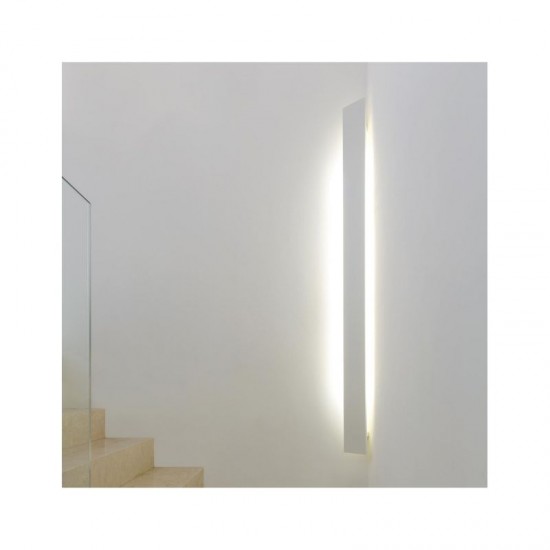 66120-006 White 2 Light Slim LED Wall Lamp - 90 cm