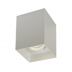65678-006 Surface-Mounted White Square Spotlight 65678-006 Surface-Mounted White Square Spotlight