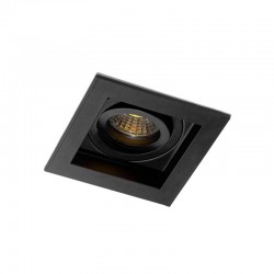65684-006 Single Matt Black Recessed Downlight 65684-006 Single Matt Black Recessed Downlight