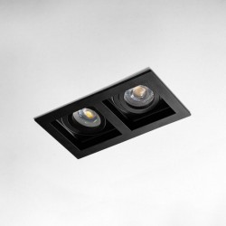 65689-006 Twin Matt Black Recessed Downlight 65689-006 Twin Matt Black Recessed Downlight