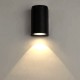 65862B-006 Matt Black LED Wall Lamp