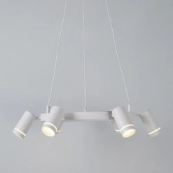 73142-006 White 6 Light Pendant