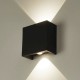 66111-006 Black LED Wall Lamp