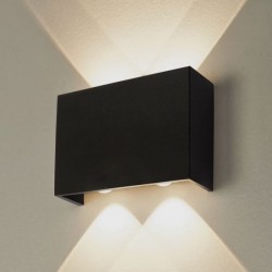 66113-006 Black Rectangle LED Wall Lamp 66113-006 Black Rectangle LED Wall Lamp