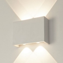 66114-006 White Rectangle LED Wall Lamp 66114-006 White Rectangle LED Wall Lamp