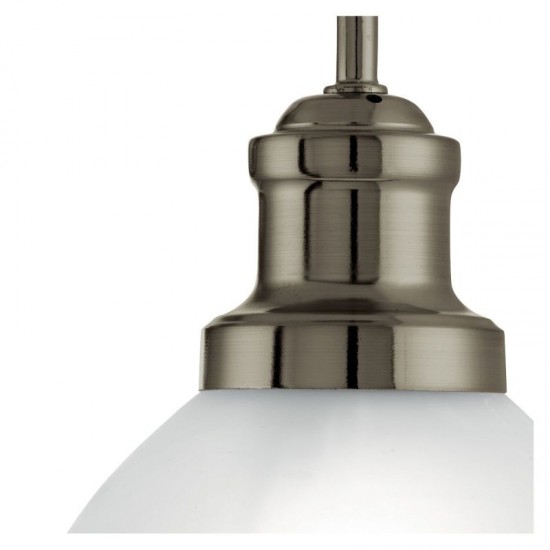 32823-006 Antique Brass 5 Light Centre Fitting with Alabaster Glasses