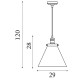 32926-006 Antique Brass Pendant with Clear Glass 32926-006 Antique Brass Pendant with Clear Glass