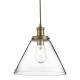 32926-006 Antique Brass Pendant with Clear Glass 32926-006 Antique Brass Pendant with Clear Glass