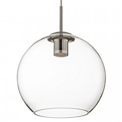 20948-006 Chrome Globe Pendant ∅ 30 cm