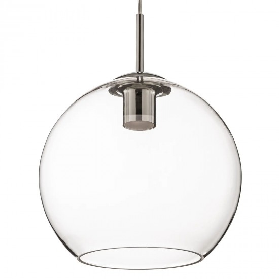 20948-006 Chrome Globe Pendant ∅ 30 cm