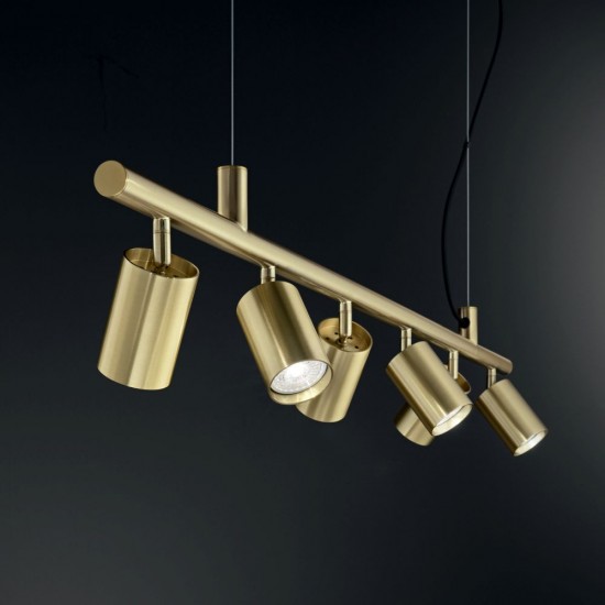 59860-007 Satin Brass 4 Light Linear Fitting