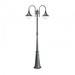 59810-007 Outdoor Anthracite 2 Light Post with Glass