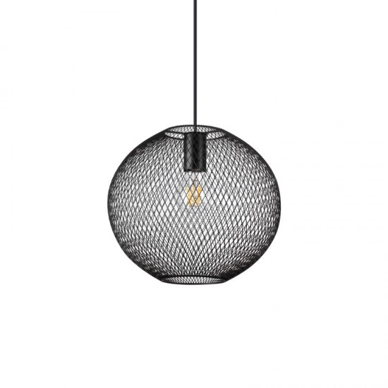 72564-007 Black Mesh Pendant Ø 29.5 cm