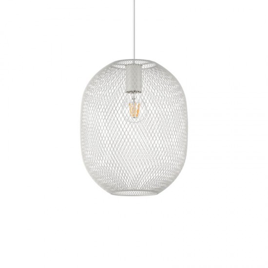 72560-007 White Mesh Pendant Ø 24.5 cm