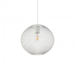 72563-007 White Mesh Pendant Ø 29.5 cm