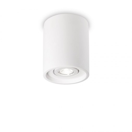 44310-007 Surface-Mounted Adjustable White Gypsum Spotlight Ø 13.5 cm 44310-007 Surface-Mounted Adjustable White Gypsum Spotlight Ø 13.5 cm
