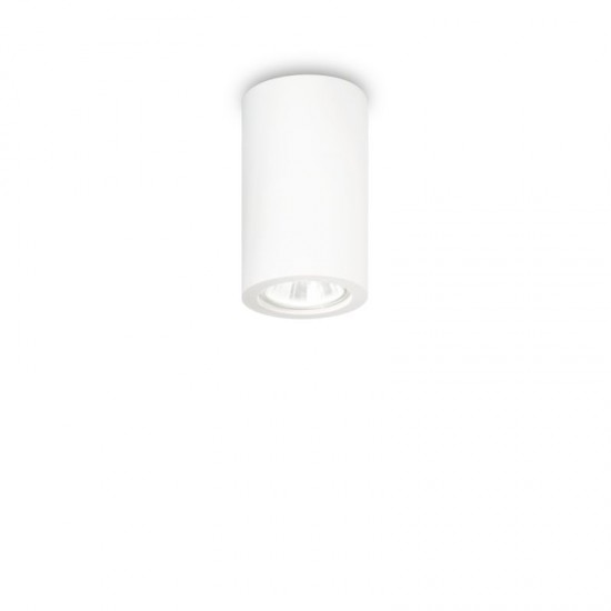 44570-007 Surface-Mounted White Gypsum Spotlight Ø 7 cm 44570-007 Surface-Mounted White Gypsum Spotlight Ø 7 cm