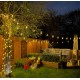 59881-007 Outdoor White Cable with 10 Lights Festoon Lamp